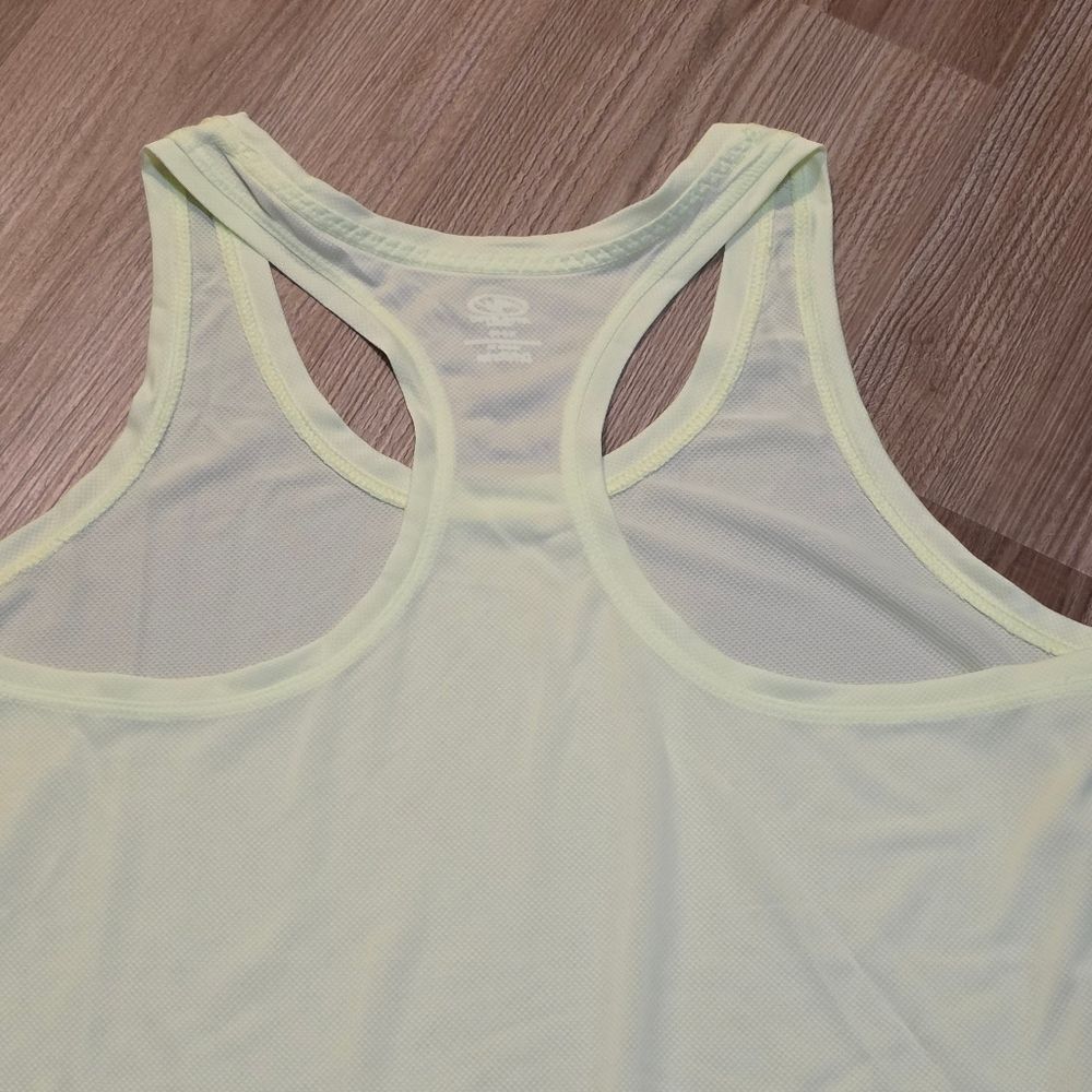 Nwt Neon Yellow Racerback Athletic Sleeveless Top Medium — image 6 of 8